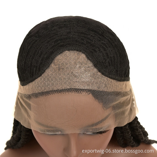 Front Glueless full Afro Wig deep curly 100% synthetic wigs for Black Women Kinky Body Wave lace front Natural Headband Wig
